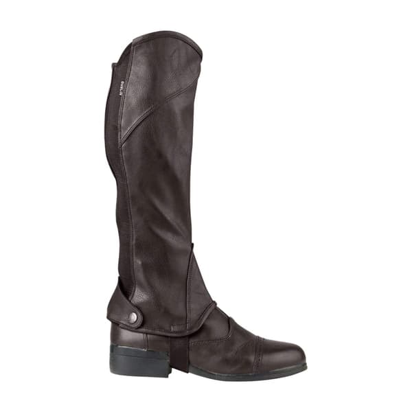 Dublin Unisex Stretch Fit Half Chaps Brown Small