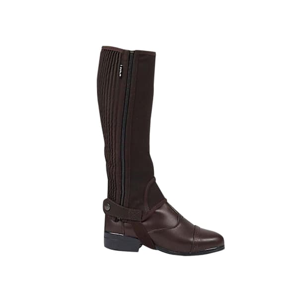 Dublin Unisex Easy-Care Half Chaps II Brown X-Large