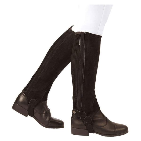 Dublin Childrens/Kids Suede Half Chaps II