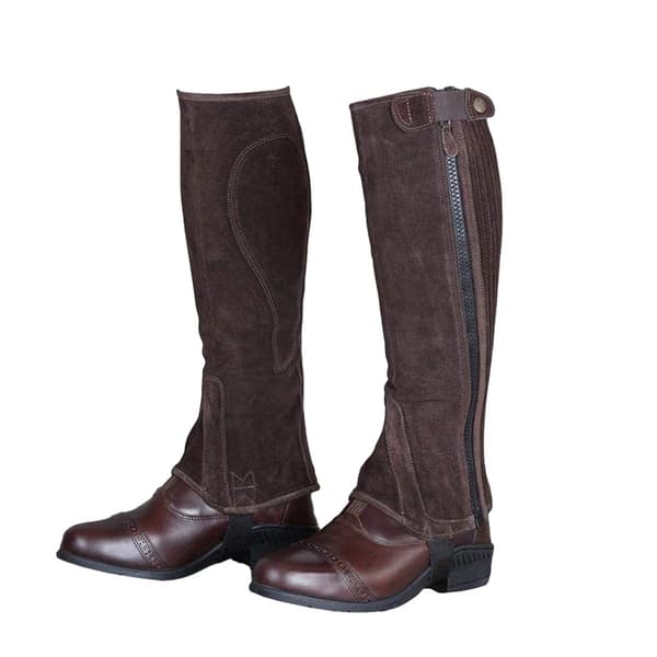 Moretta Unisex halvkapper i ruskind til voksne Brown XS