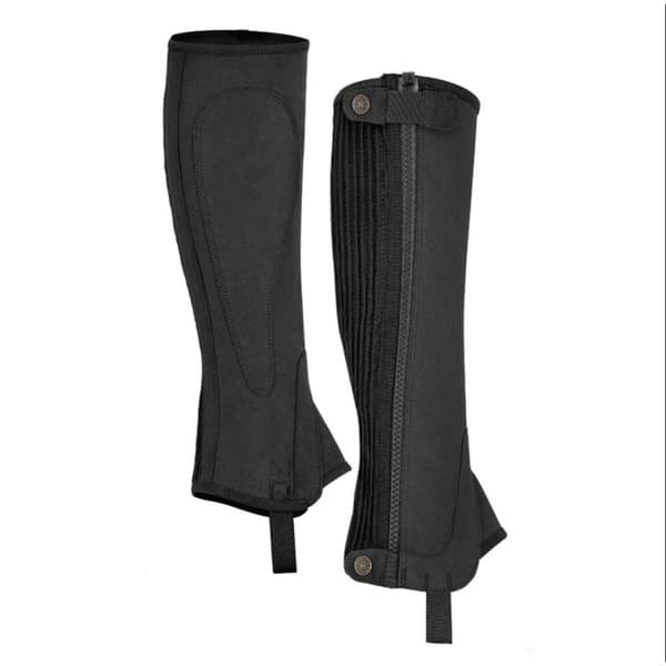 Moretta Childrens/Kids Amara Half Chaps Black M