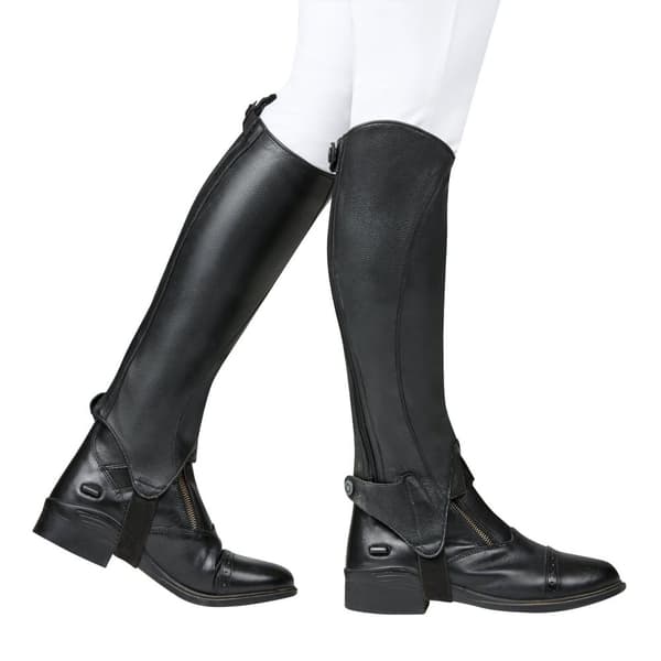 Dublin Unisex vuxna Opulent Leather Half Chaps