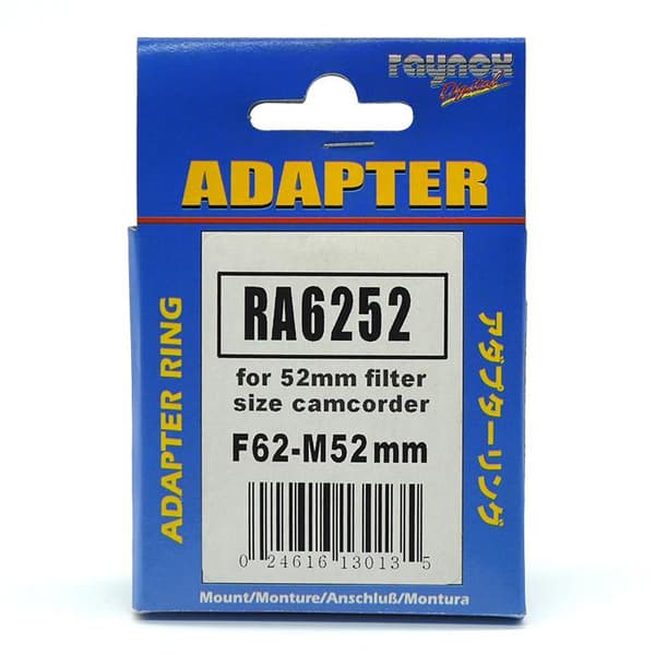 Stepring 62 till 52 mm, Raynox RA6252