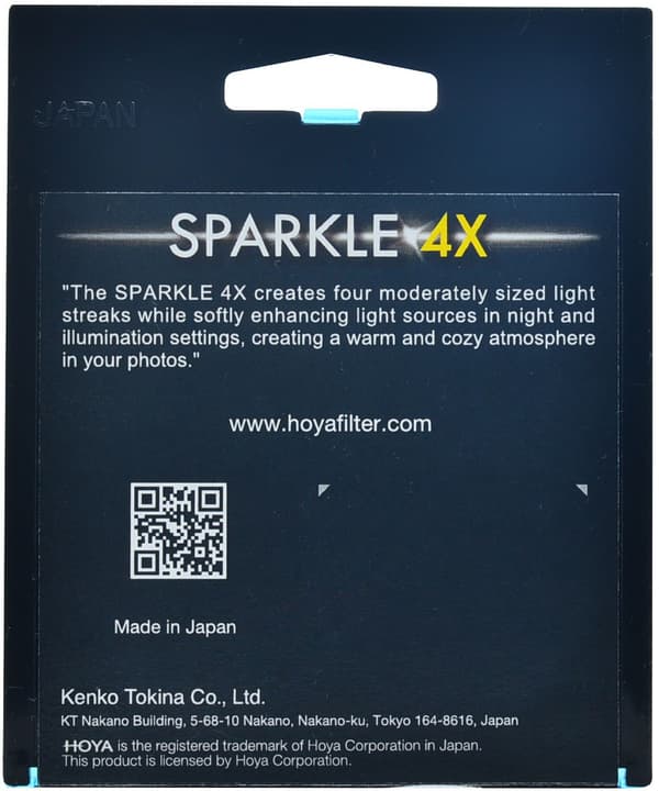 Hoya filter Sparkle 4x 77mm