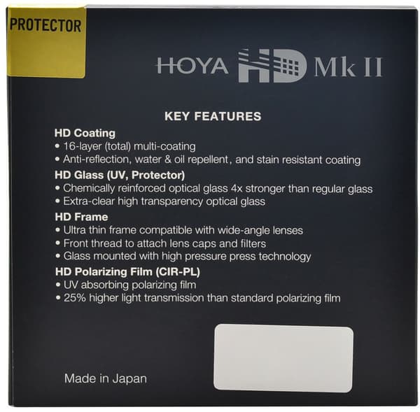 Hoya filter Protector HD Mk II 82mm