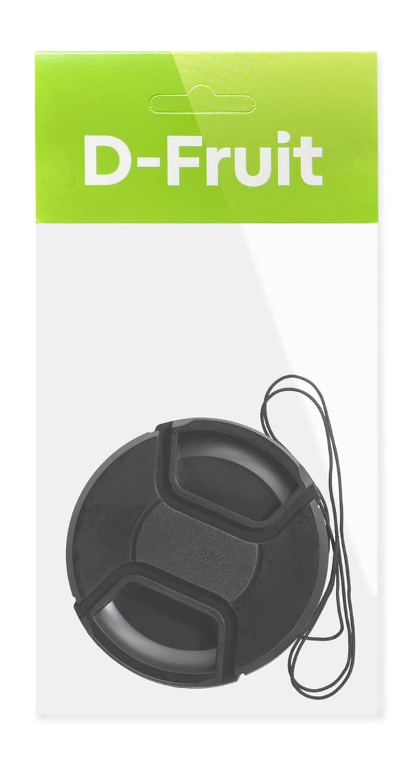 D-Fruit lens cap 62mm Snap