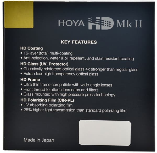 Hoya filter UV HD Mk II 82mm
