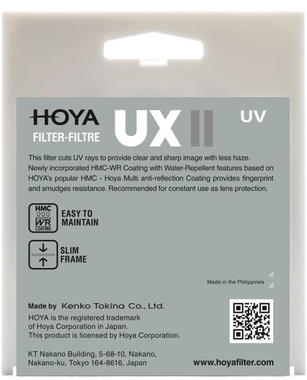 Hoya filter UX II UV 43mm