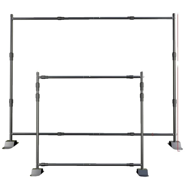 Baggrundsstativ, Justerbar Størrelse, Robust og Holdbar,2.4x3.0M-a