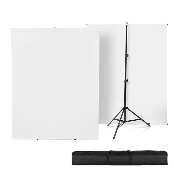 Valokuvaus tausta, taitettava muotoilu, kromakey vihreä näyttö, 150cm leveys valkoinen