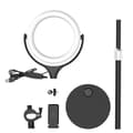 Miniatyrbillede 2 af 2: Ringlys, Dæmpbar LED, USB-drevet, sort