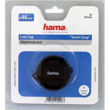 HAMA Objektivdæksel Smart-Snap 46mm. med snor