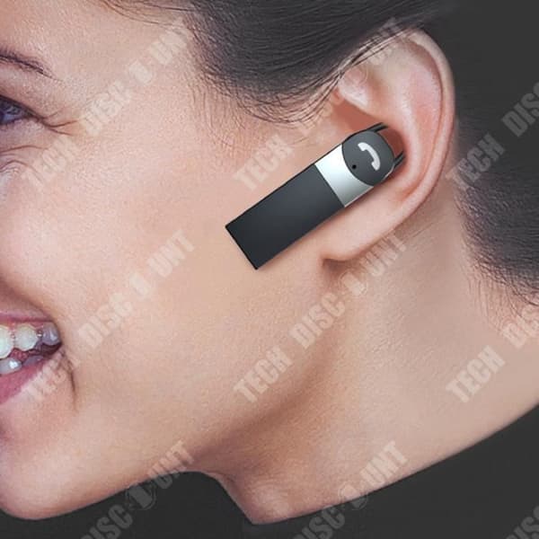 TD® Trådlösa hörlurar för bilens solskydd Bluetooth 5.0 Handsfree-samtal Vibrationströmbrytare Hörlurar Bluet