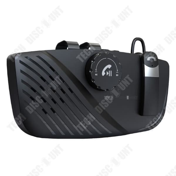 TD® Trådlösa hörlurar för bilens solskydd Bluetooth 5.0 Handsfree-samtal Vibrationströmbrytare Hörlurar Bluet