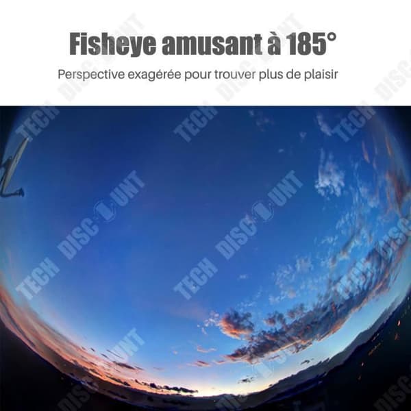 TD® Vlog fotografering mobiltelefon lins fyra i en vidvinkel makro fisheye selfie fyllningsljus universal