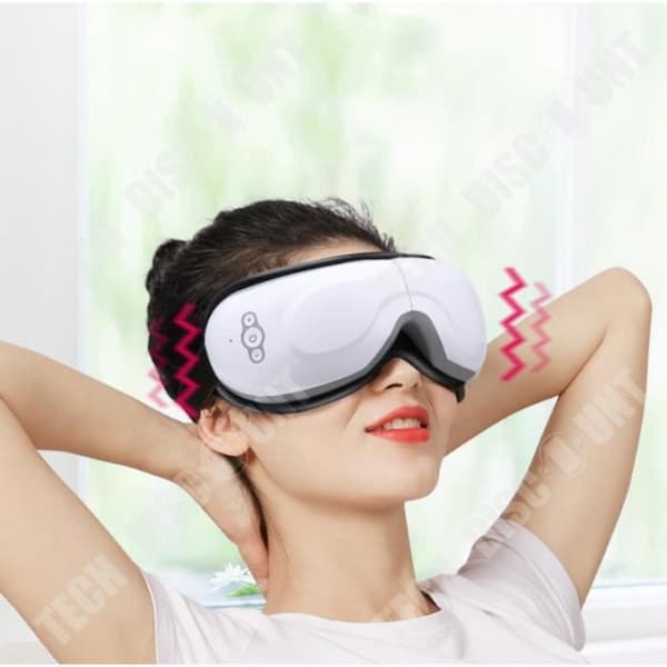 TD® ögonmassager, varm kompress, uppladdningsbar ögonmassager, uppvärmd ögonmask
