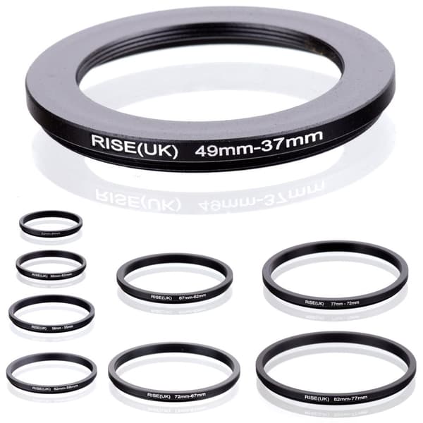 Step-down ringar 82-37 mm. Välj storlek i listan! 58 - 55 mm step-down ring