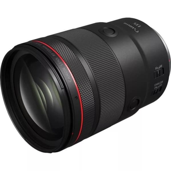Objektiv RF 135mm F1.8 L - Canon - Stabilisator 5,5 hastigheder - Blænd F1.8 - Farve Hvid