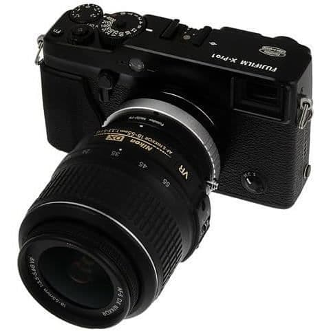 Fotodiox objektivadapter för Nikon F-Mount G-Typ till Fujifilm X-Mount kameror