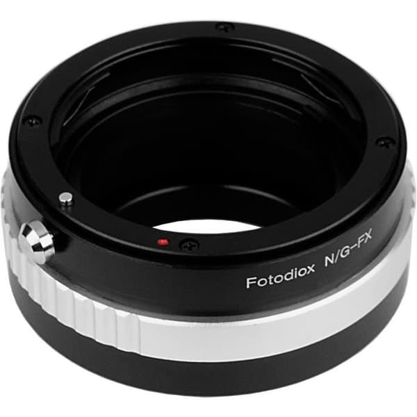 Fotodiox objektivadapter för Nikon F-Mount G-Typ till Fujifilm X-Mount kameror