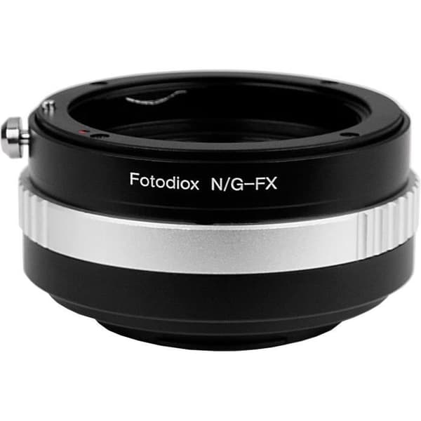 Fotodiox objektivadapter för Nikon F-Mount G-Typ till Fujifilm X-Mount kameror