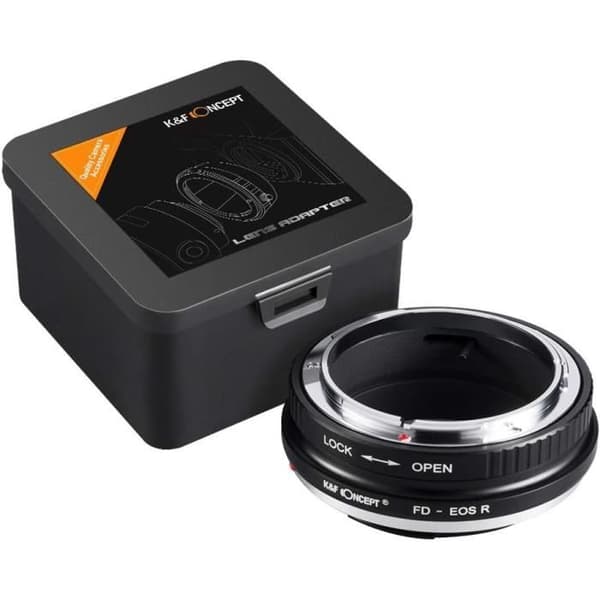 Bague för att anpassa Canon FD-objektiv till Canon EOS R-fotohus KF Concept