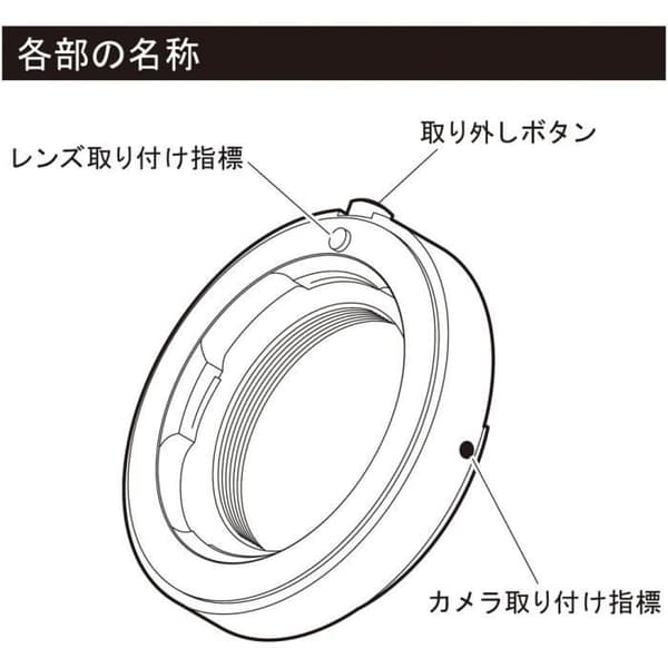 Kenko KE01-NK1LEM adapterring för Leica M optik till Nikon 1 kropp svart