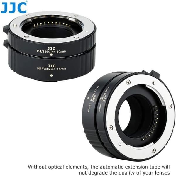 Automatisk Makrotub - JJC - 2-delad - 10mm och 16mm - Kompatibel med MFT