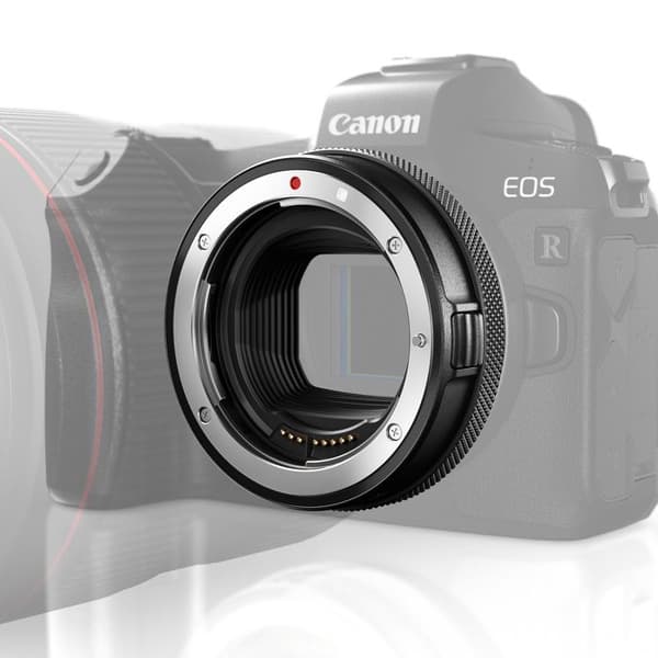 Canon för hybridadapterring ef för eos r-kamerahus med styrringar