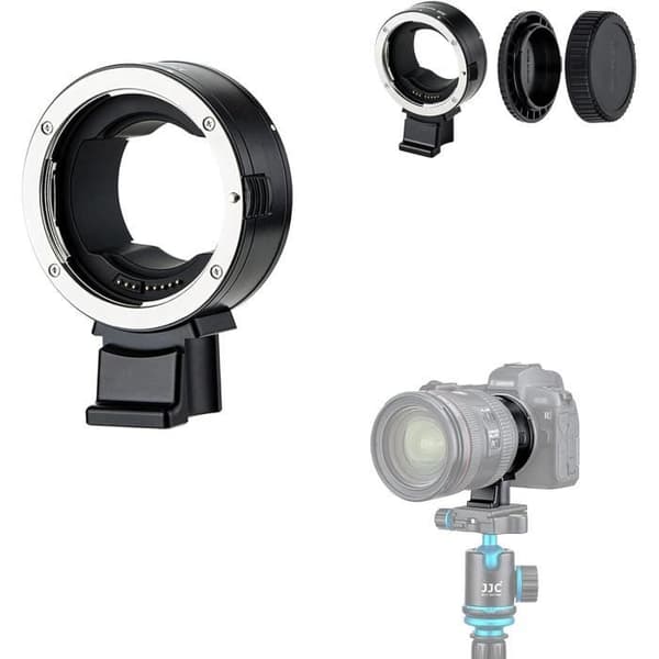 JJC Autofokus Objektivadapter för Canon EFEF-S till Canon RF EOS R Ra RP R3 R5 R5c R6 R6II R7 R8 R10 R50 R100