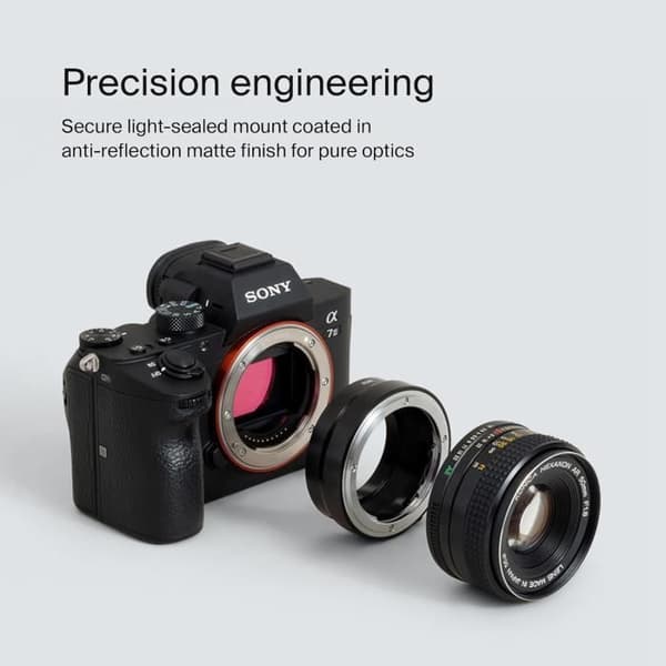 Urth - Adaptorring för Konica AR-objektiv och Sony E-hus - Svart