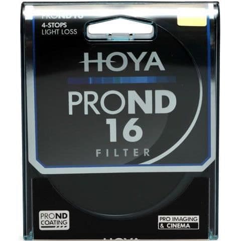 HOYA PRO ND16 82mm neutralt grått filter - Ljusreducering utan att ändra färger