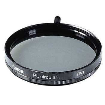 Hama anti-UV cirkulärt polariserande filter för kamera - Diameter 55 mm
