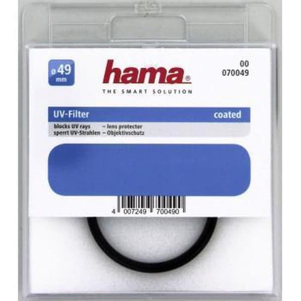 Hama UV Filter - Standard Coating - 49mm
