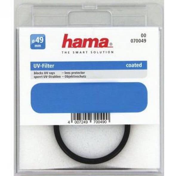 Hama UV Filter - Standard Coating - 49mm