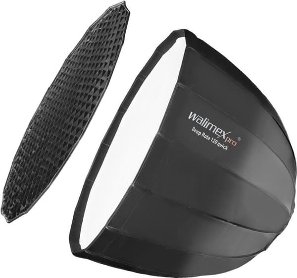 Walimex pro Studio Line Deep Rota Softbox QA120 med softbox-adapter Profoto (22593)