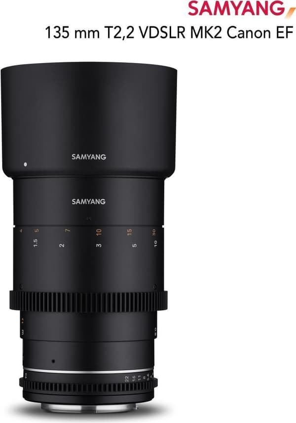 Samyang MF 135 mm T2.2 VDSLR MK2 Canon EF (23156)