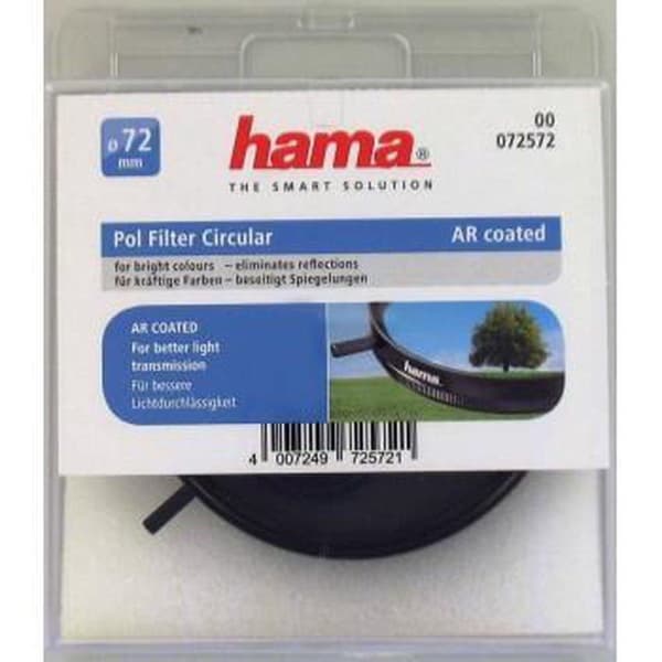 Hama Polarisationsfilter - Cirkulært - AR Coating - 72mm