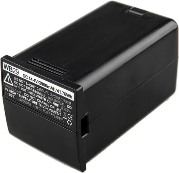 Godox WB29 Lithium-Ion (Li-Ion) Internt batteri 2900 Ah 14,4 V Sort 1 stk(e) (WB29)