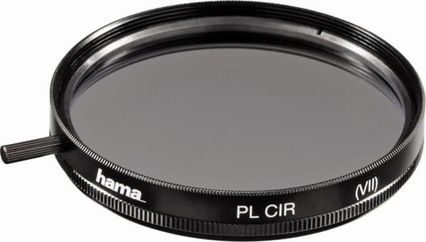 Hama - Filter - cirkulär polarisator - 58 mm - för Canon PowerShot Pro90 IS, Sony Cyber-shot DSC-F707, DSC-F717, DSC-F828