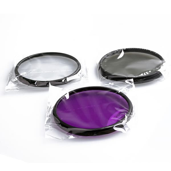 3-osainen linssisuodatinsarja UV CPL FLD 3-in-1 -suodatinlinssi DSLR-kameralle 58 mm