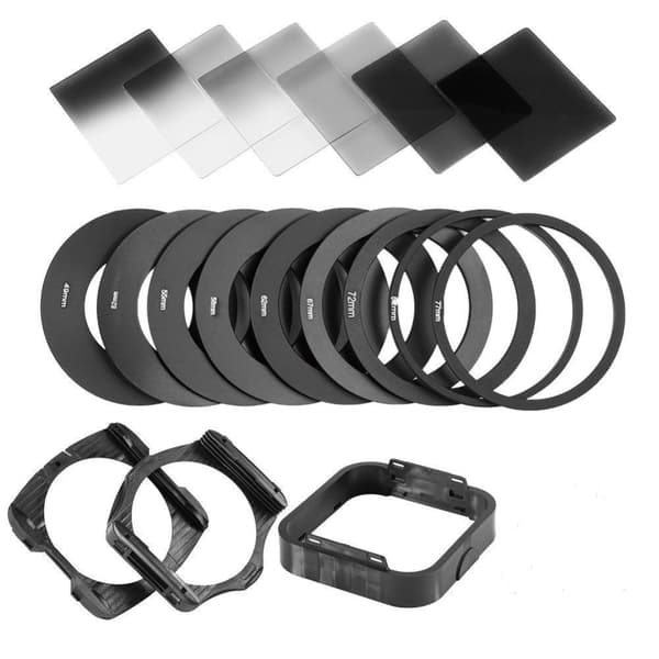 INF 8 Pack Square Gradient Filter Set Musta