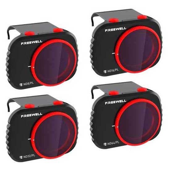 Freewell Drone Kamera Filter Dji Mavic Mini/mavic Mini 2 Bright Day 4 Enheter Svart
