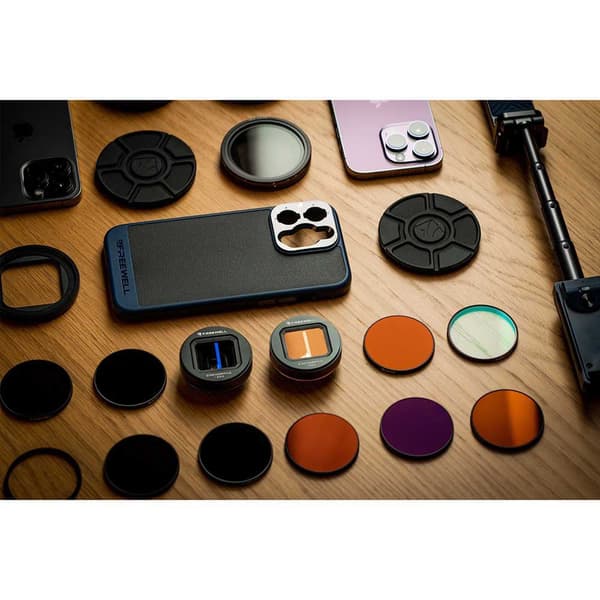 Freewell Magneettinen Hehkusumu Sherpa 1/4 Iphone 13/14 Dslr/dslm Kamera Suodattaa Musta