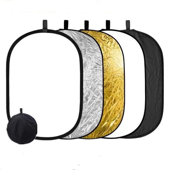 INF Bærbar fotolysreflektor 5 i 1 oval L