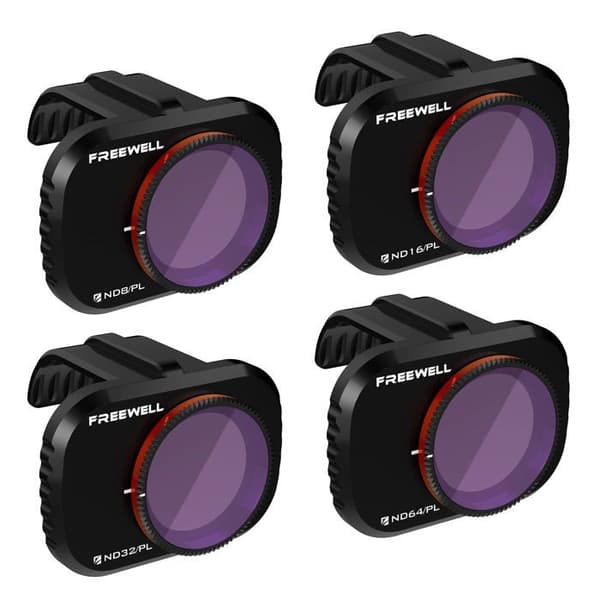 Freewell - FW-MM-BRG - Bright Day - 4K-serien - 4Pack-filter kompatibla med Mavic Mini/Mini 2/Mini SE/Mini 2 SE