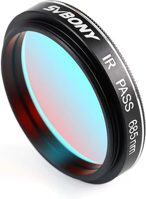 Svbony SV183 IR-filter 1,25 tum, IR-pass 685nm-filter, infraröd astrofotografi, för att fotografera månen, planetarisk natur och landskap