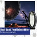 Miniatyrbild 2 av 6: Svbony SV220 2" Teleskopfilter, Dubbelbandigt smalbandigt, H-Alpha OIII 7nm, Minskar ljusföroreningar, Lämplig för CMOS-kameror
