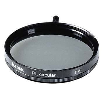 Hama polarisationsfilter för diameterlinser