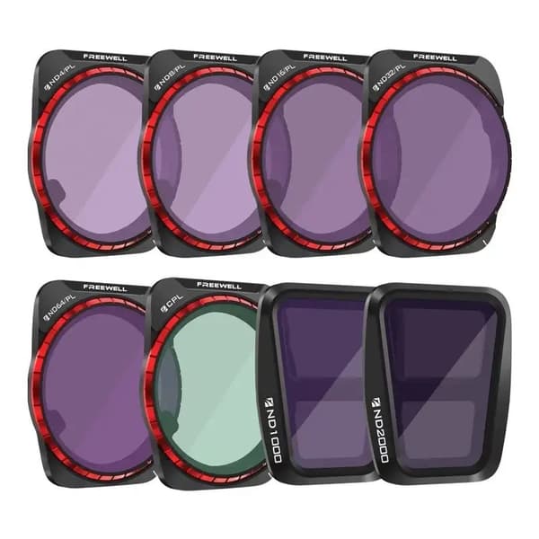 Filtre Freewell hele dagen til DJI Air 3 (8-pack)